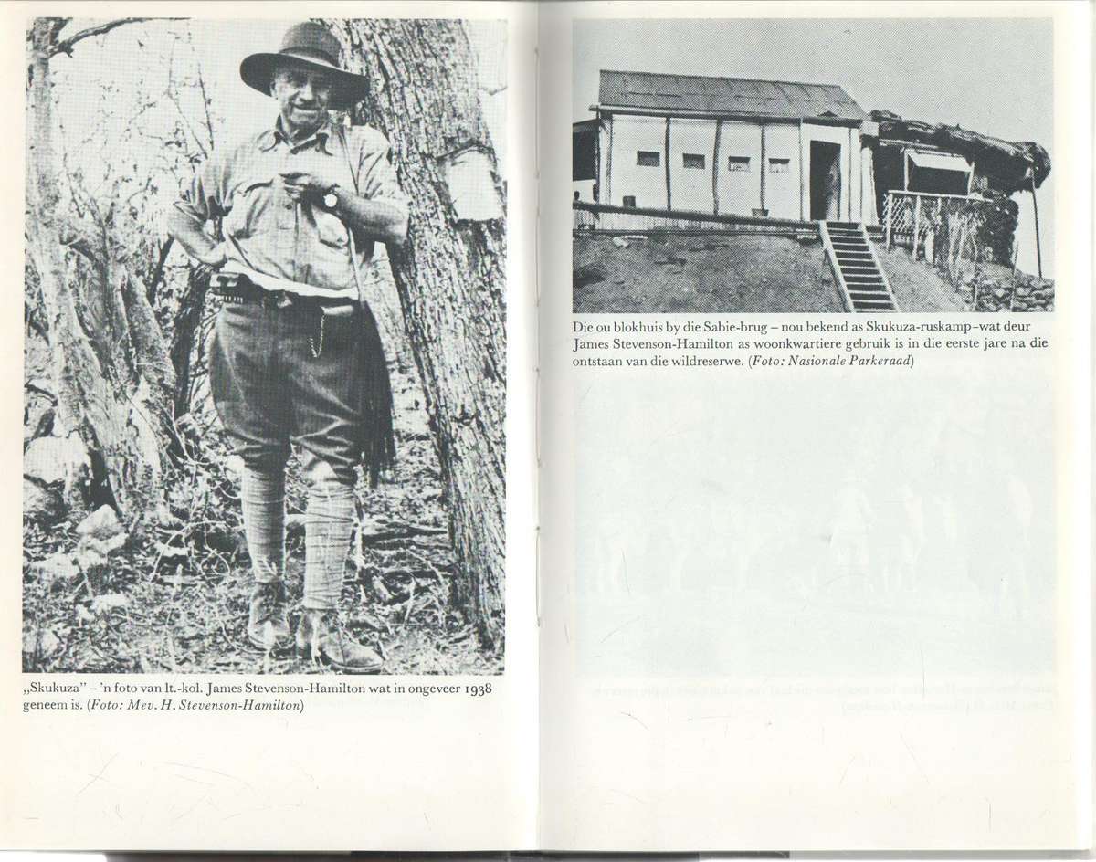 SKUKUZA DIE VERHAAL VAN JAMES STEVENSON-HAMILTON EN DIE KRUGER-WILDTUIN - DAVID TATTERSALL (1972)