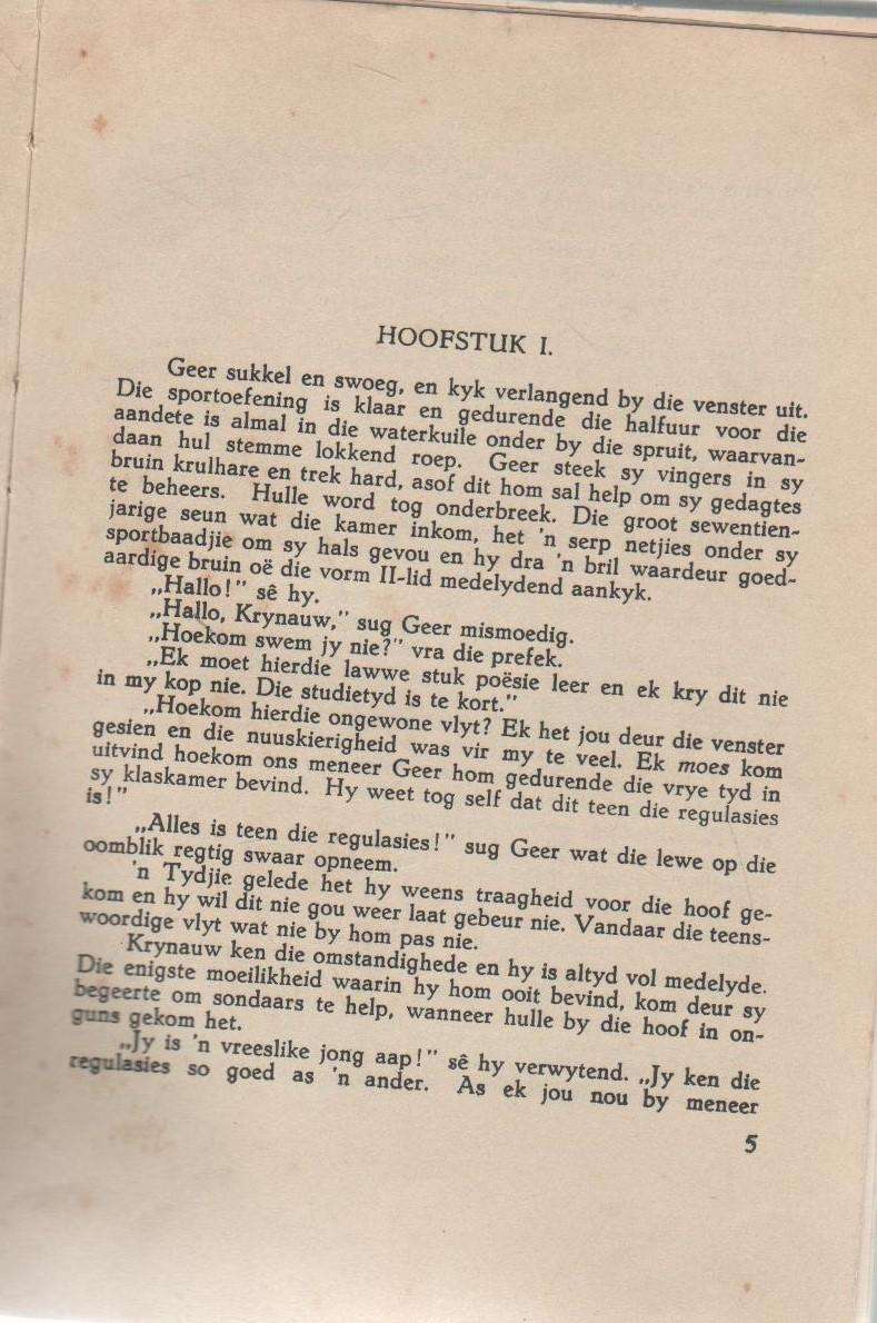 AVONTURE OP KEURBOSLAAN - THEUNIS KROGH (1957)
