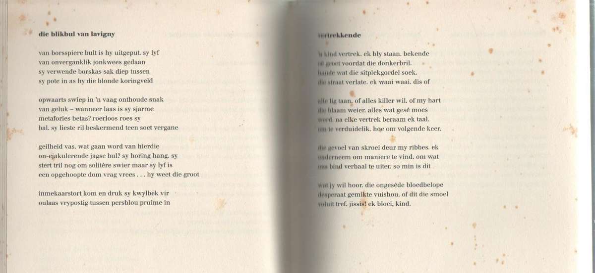 VERWEERSKRIF - ANTJIE KROG (1 STE UITGAWE 2006)