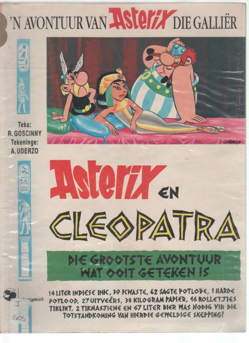 ASTERIX EN CLEOPATRA - GOSCINNY AND UDERZO (1 STE AFRIKAANSE UITGAWE 1997)