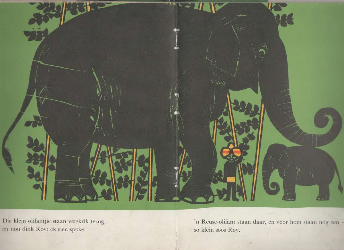 DIE GROOT OLIFANT EN DIE KLEINTJIE - HANS BAUMANN (VERTAAL DEUR LYDIA PIENAAR 1977)