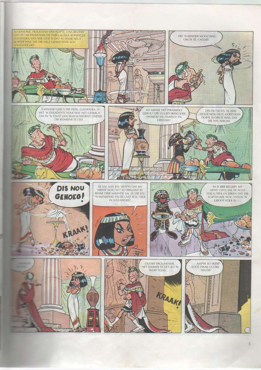 ASTERIX EN CLEOPATRA - GOSCINNY AND UDERZO (1 STE AFRIKAANSE UITGAWE 1997)
