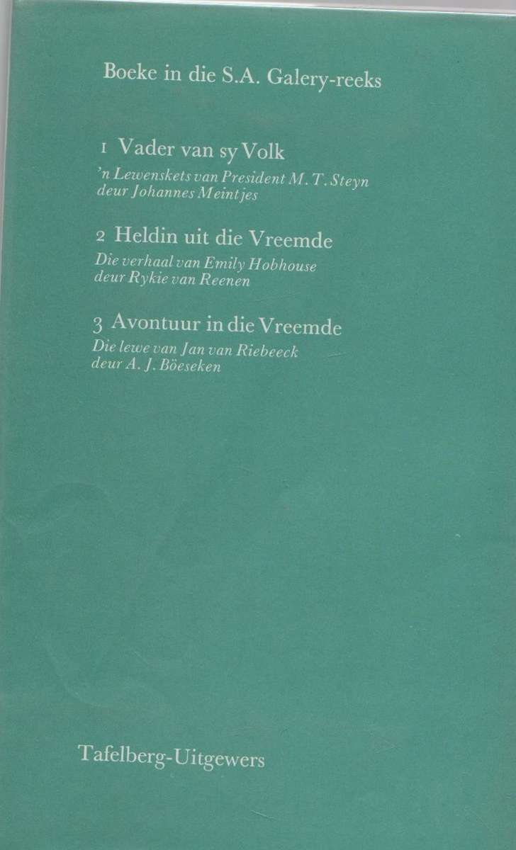 VADER KESTELL - P J NIENABER (1 STE UITGAWE 1971)