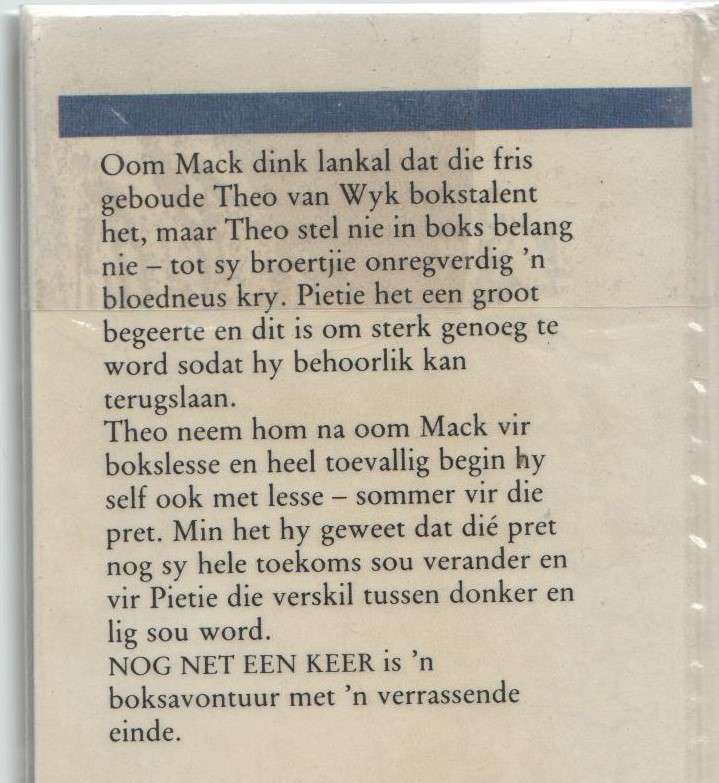 NOG NET EEN KEER - TOPSY SMITH (1 STE UITGAWE 1991)