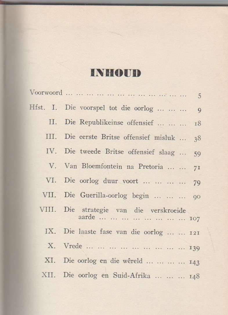 DIE TWEEDE VRYHEIDSOORLOG 1899 - 1902 - G D SCHOLTZ (1960)
