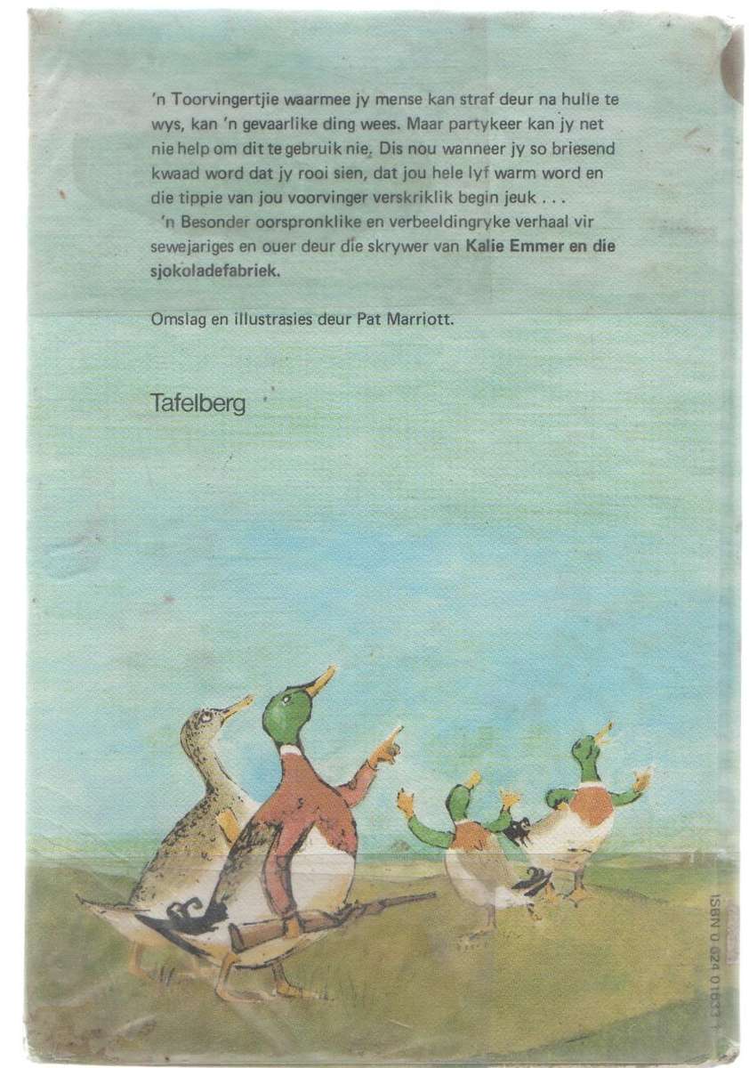 DIE TOORVINGERTJIE - ROALD DAHL (1 STE UITGAWE 1981)