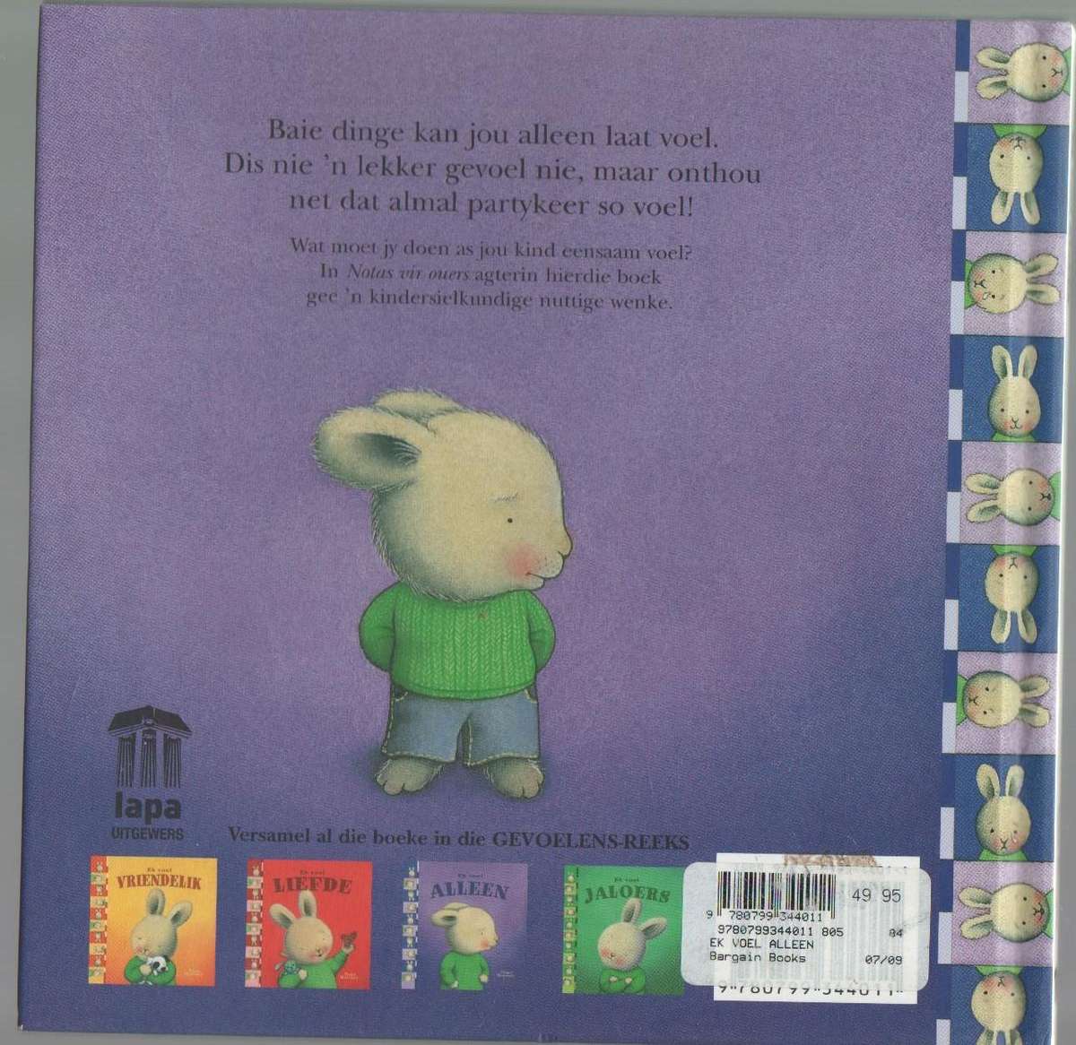 EK VOEL ALLEEN - TRACE MORONEY (1 STE UITGAWE 2009)