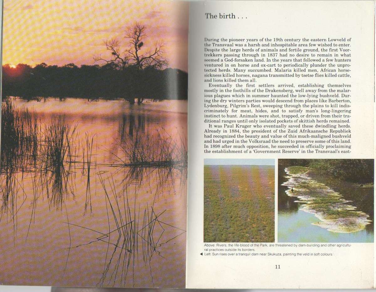THE KRUGER NATIONAL PARK - L E O BRAACK (1 ST EDITION 1983)