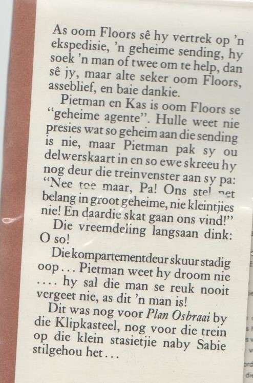 MIKPUNT KLIPKASTEEL - JOHAN KRUGER (1 STE UITGAWE 1981) JEUGVERHAAL