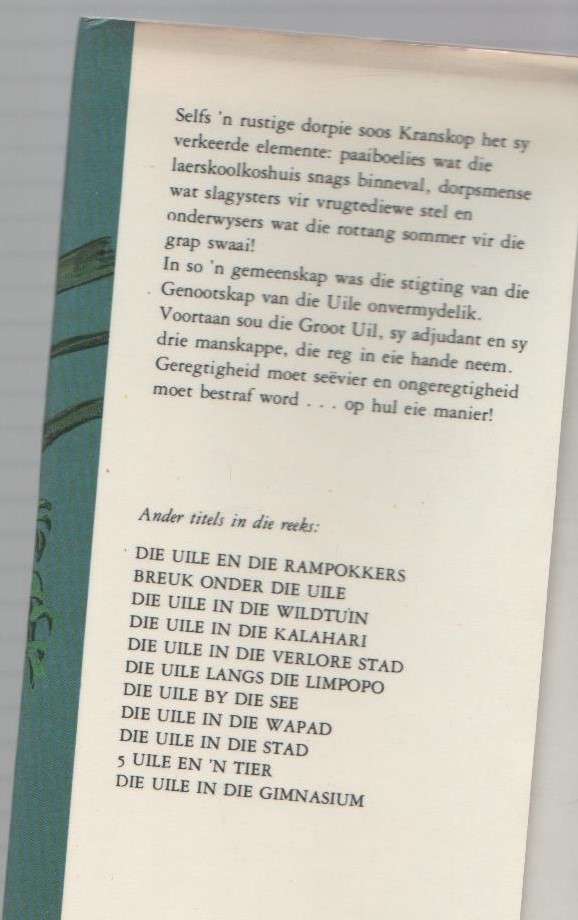 DIE UILE VAN KRANSKOP - COR DIRKS (2 DE UITGAWE 1981)