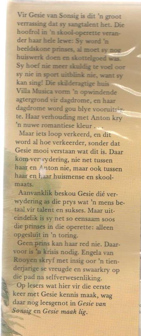 GESIE IN VILLA MUSICA - ENGELA VAN ROOYEN (1 STE UITGAWE 1980)