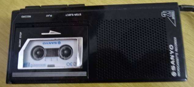 SANYO MICRO CASSETTE (+- 35 YEARS OLD)