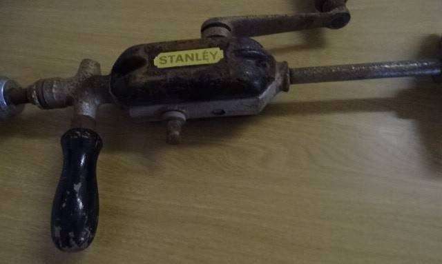 VINTAGE STANLEY BREAST DRILL NO 748 a (MADE IN THE U K - LENGTH 450 CM)