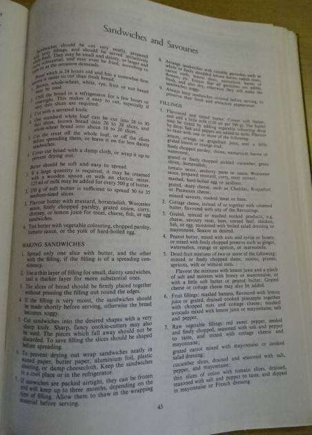 FOODS AND COOKERY FIRST METRICATED EDITION (OLD)