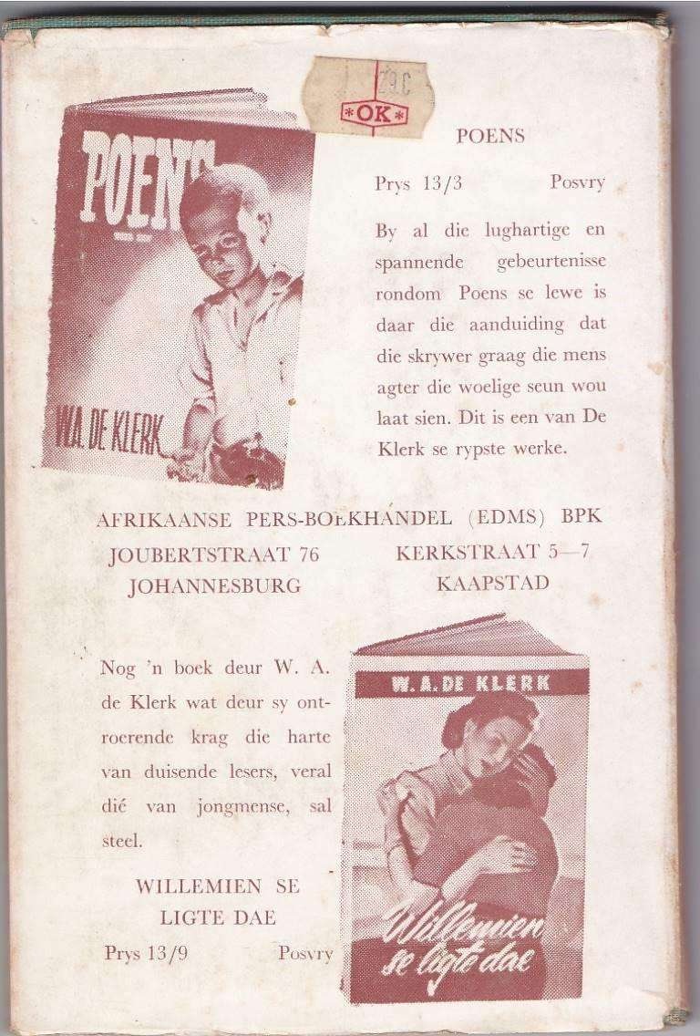 TASAL VAN DIE GRASVLAKTES - A A J VAN NIEKERK (BOESMANSTORIE - OUD ApB)