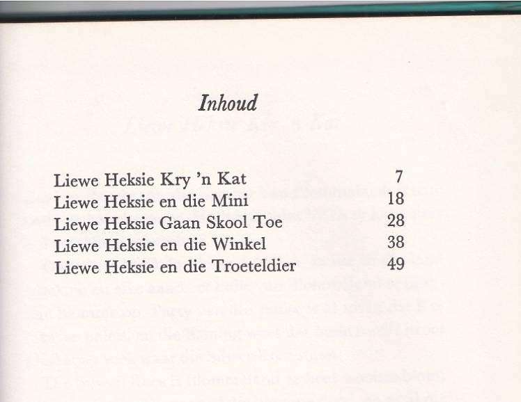 LIEWE HEKSIE EN MATEWIS - VERNA VELS (6 DE DRUK 1978)