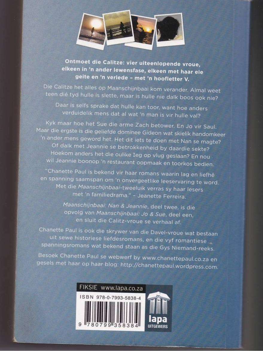MAANSCHIJNBAAI NAN & JEANNIE - cHANETTE PAUL (1 STE DRUK 2012) DEEL II