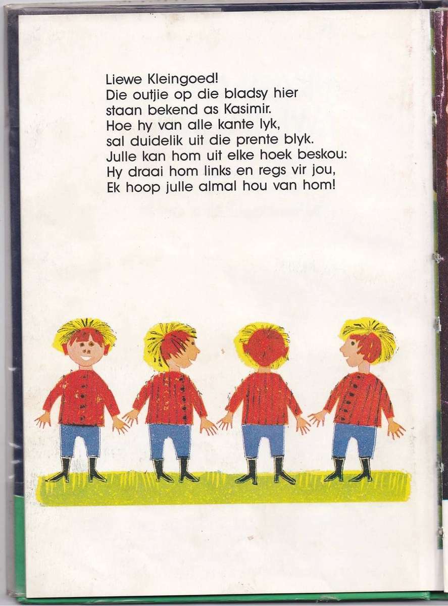 KASIMIR SE WERELDREIS - MARLENE REIDEL (1 STE UITGAWE 1990)