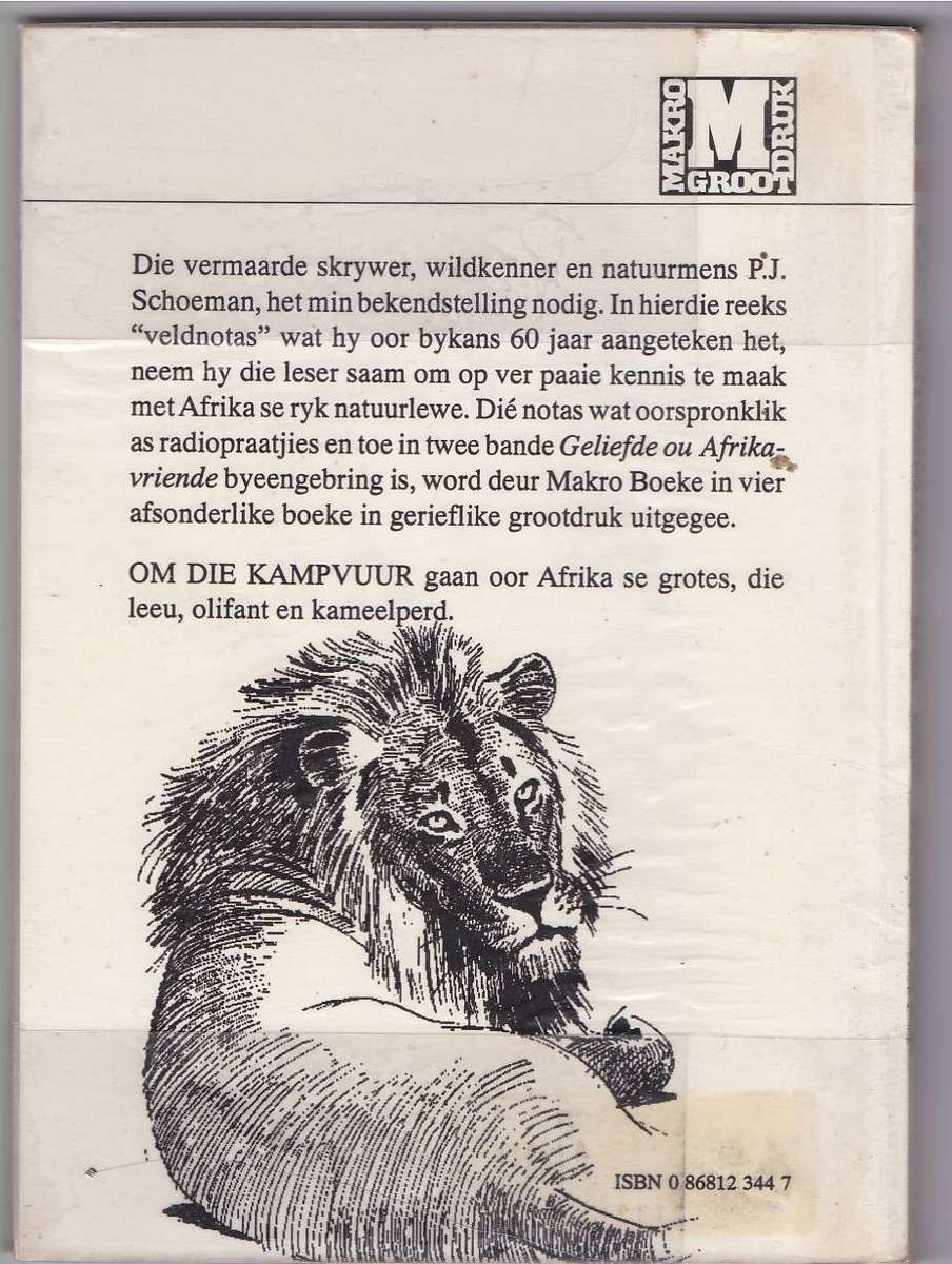 OM DIE AANDVUUR  - P J SCHOEMAN (MAKRO BOEK 1994)