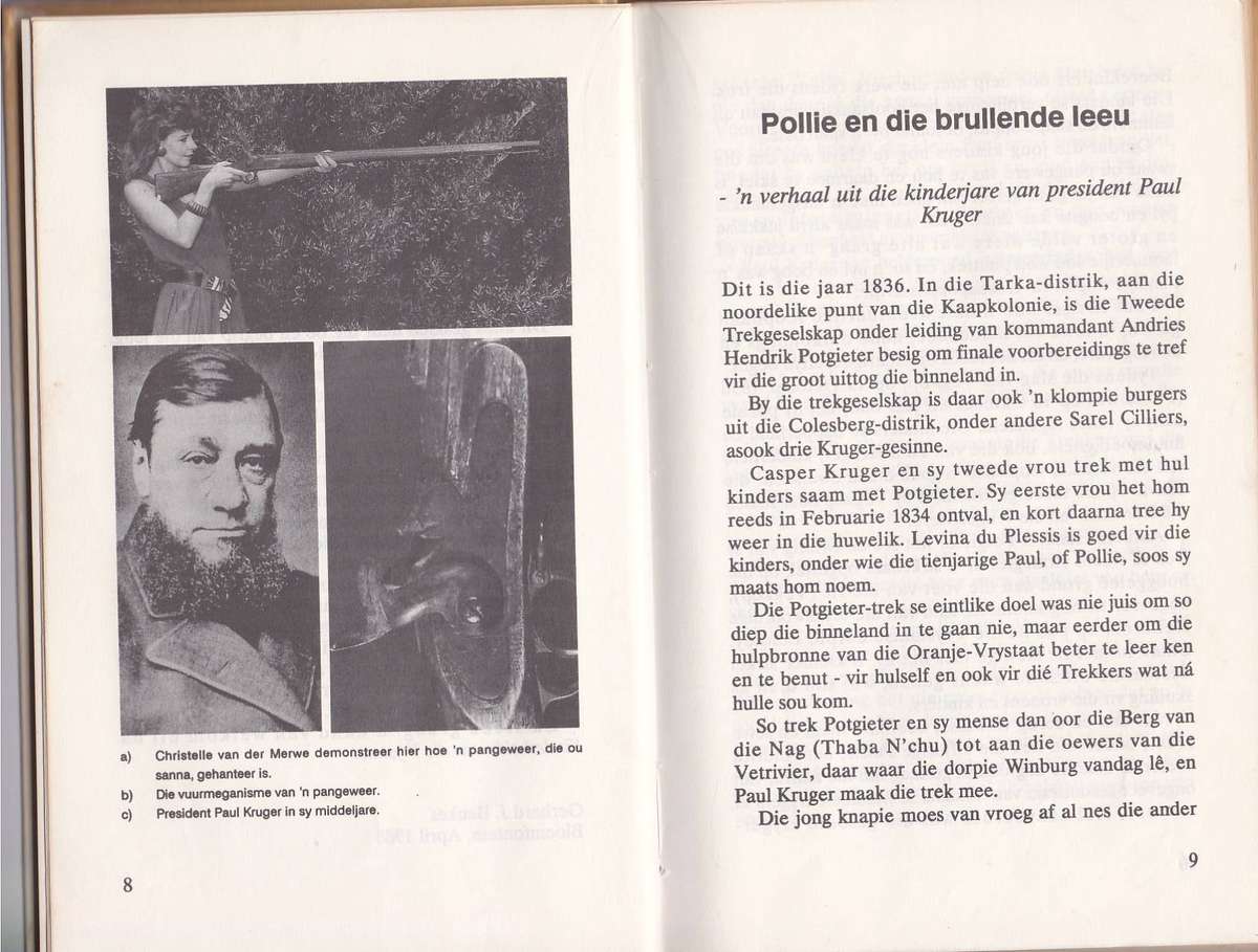 KINDERHELDE VAN DIE VRYSTAAT - LEANDRE HANEKOM (VOORWOORD 1988) BOEROORLOG INHOUD