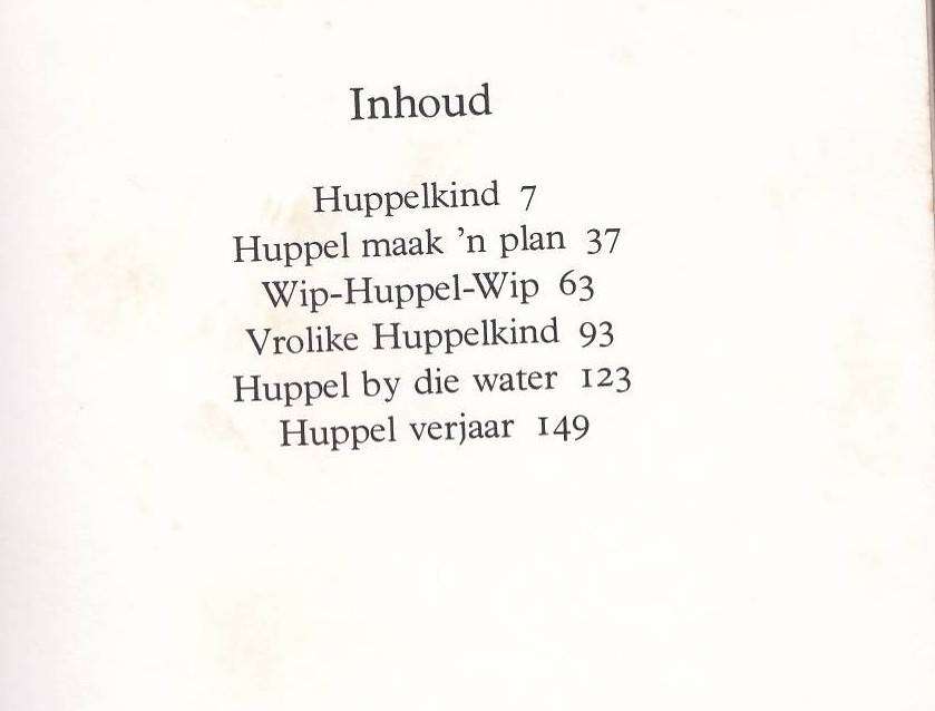 HUPPEL EN SY MAATS - W O KUHNE (1 STE UITGAWE 1982)