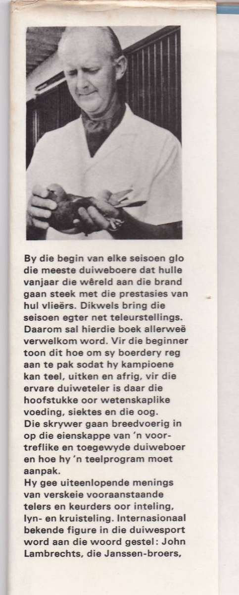 ONTSPAN MET WEGVLUGDUIWE HANDBOEK OOR DIE DUIWESPORT - ROBEY JOYCE (2 DE DRUK 1975)