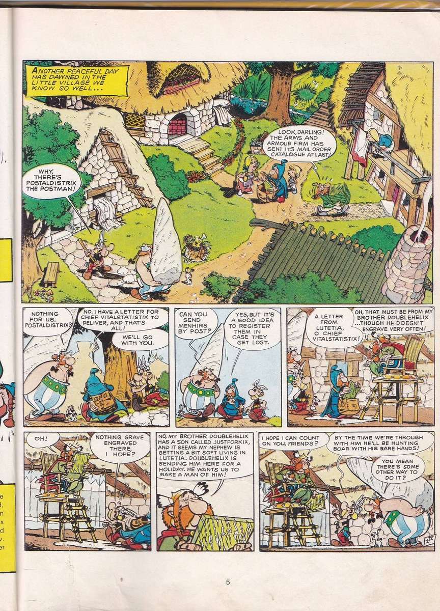 ASTERIX AND THE NORMANS  - R GOSCINNY AND A UDERZO (1 ST PUBLISHED 1978)