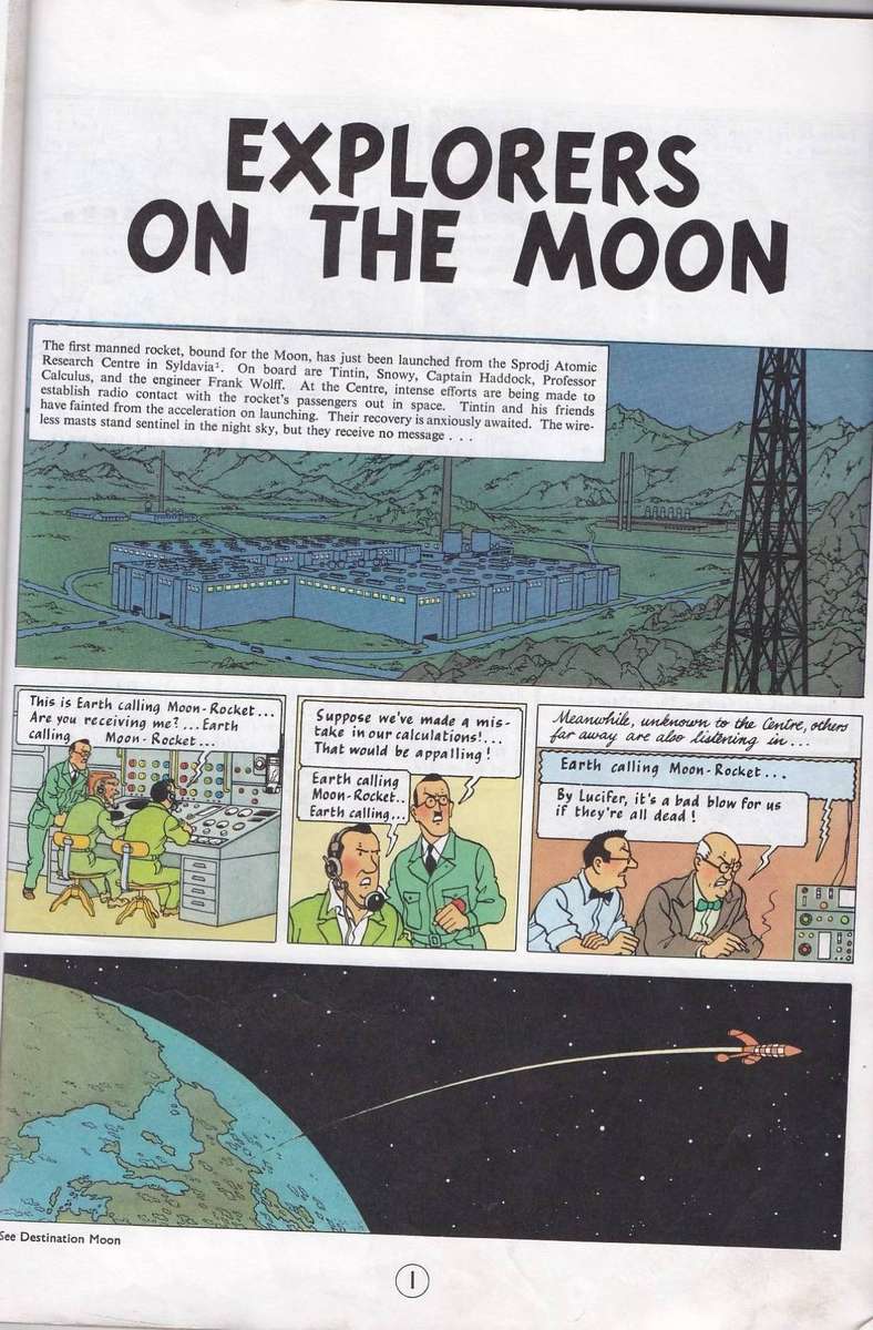 THE ADVENTURES OF TINTIN - EXPLORERS ON THE MOON (1989)
