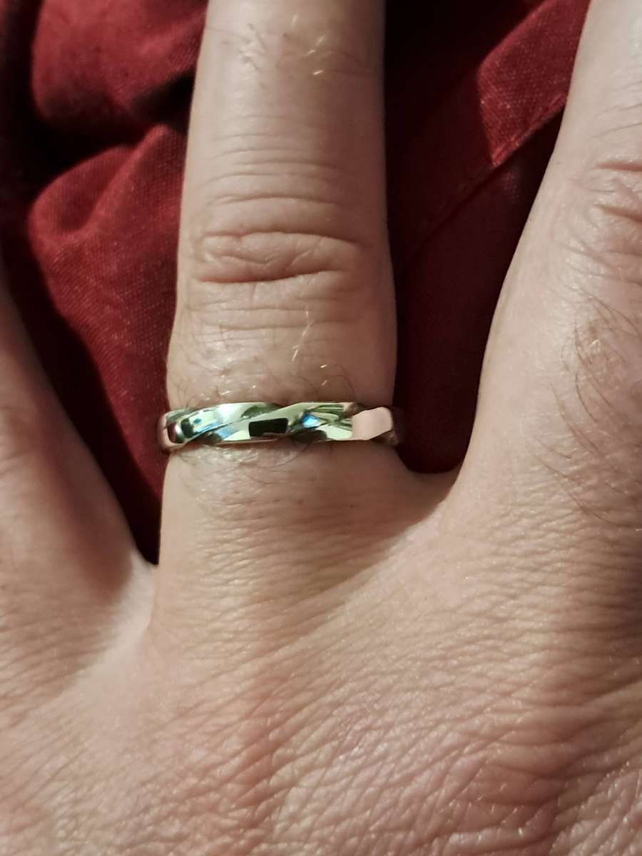 Handmade Silver Ring Size 10