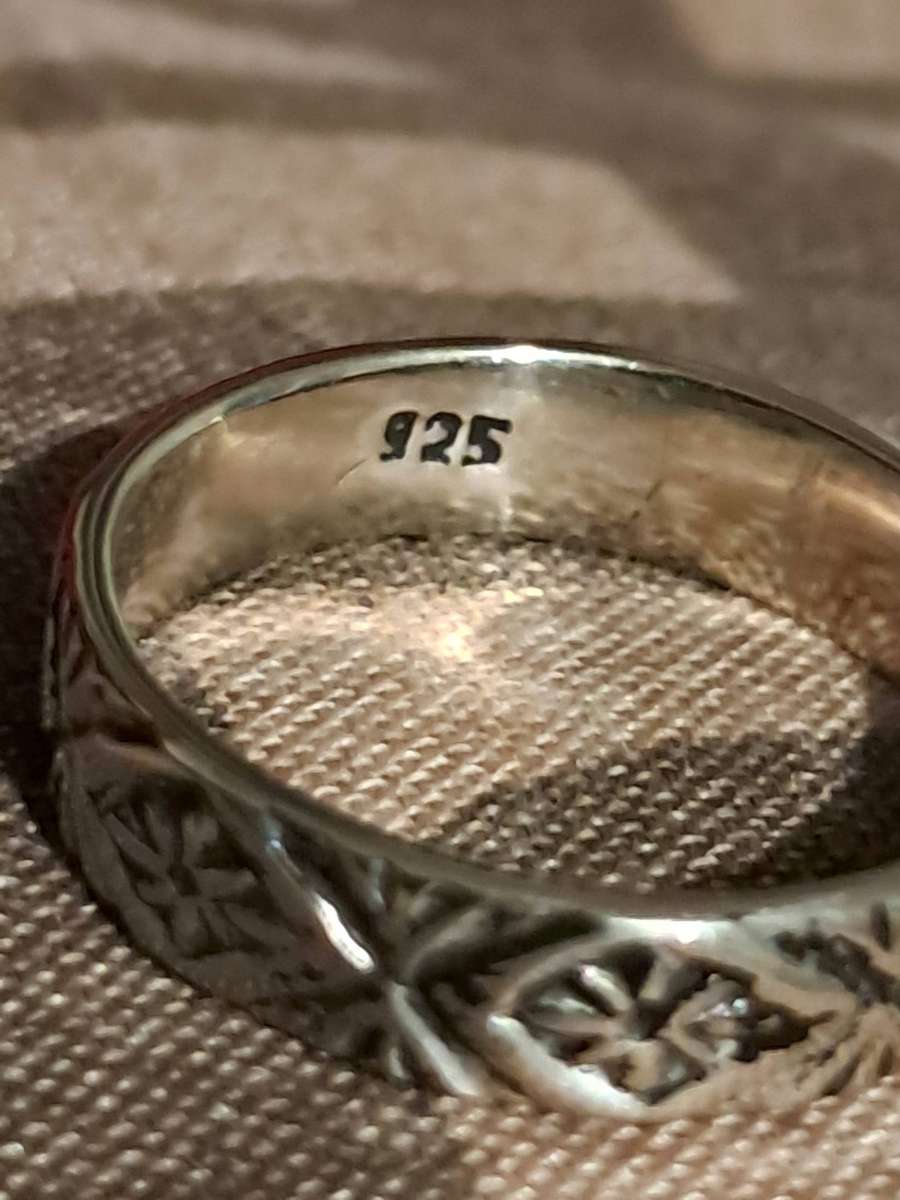 Handmade Silver Ring Size 7