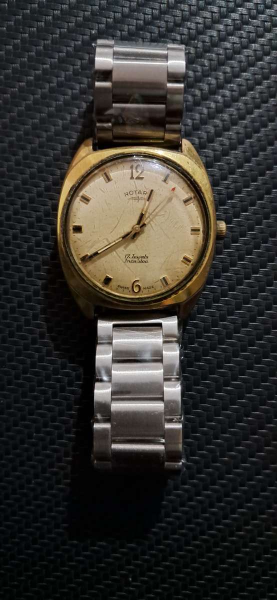 Rotary 17 Jewels Incabloc mechanical watch