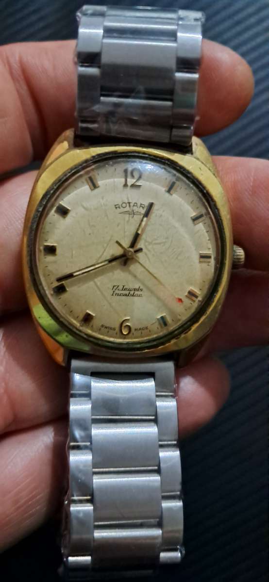 Rotary 17 Jewels Incabloc mechanical watch