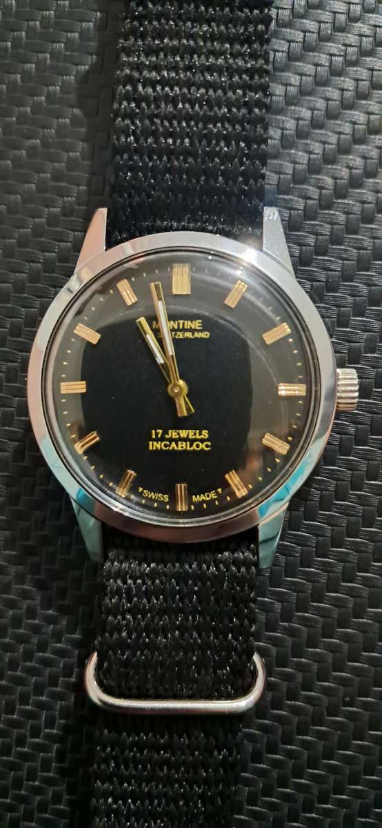 Vintage Swiss Montine mechanical watch