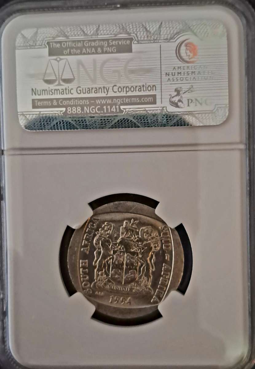 1994 Inauguration Mandela coin MS63 Coin