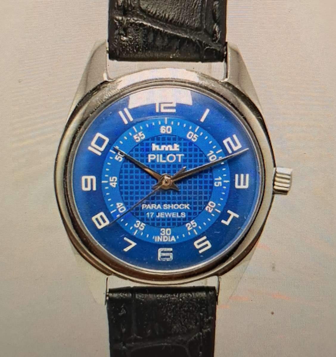 Vintage HMT Pilot mechanical watch