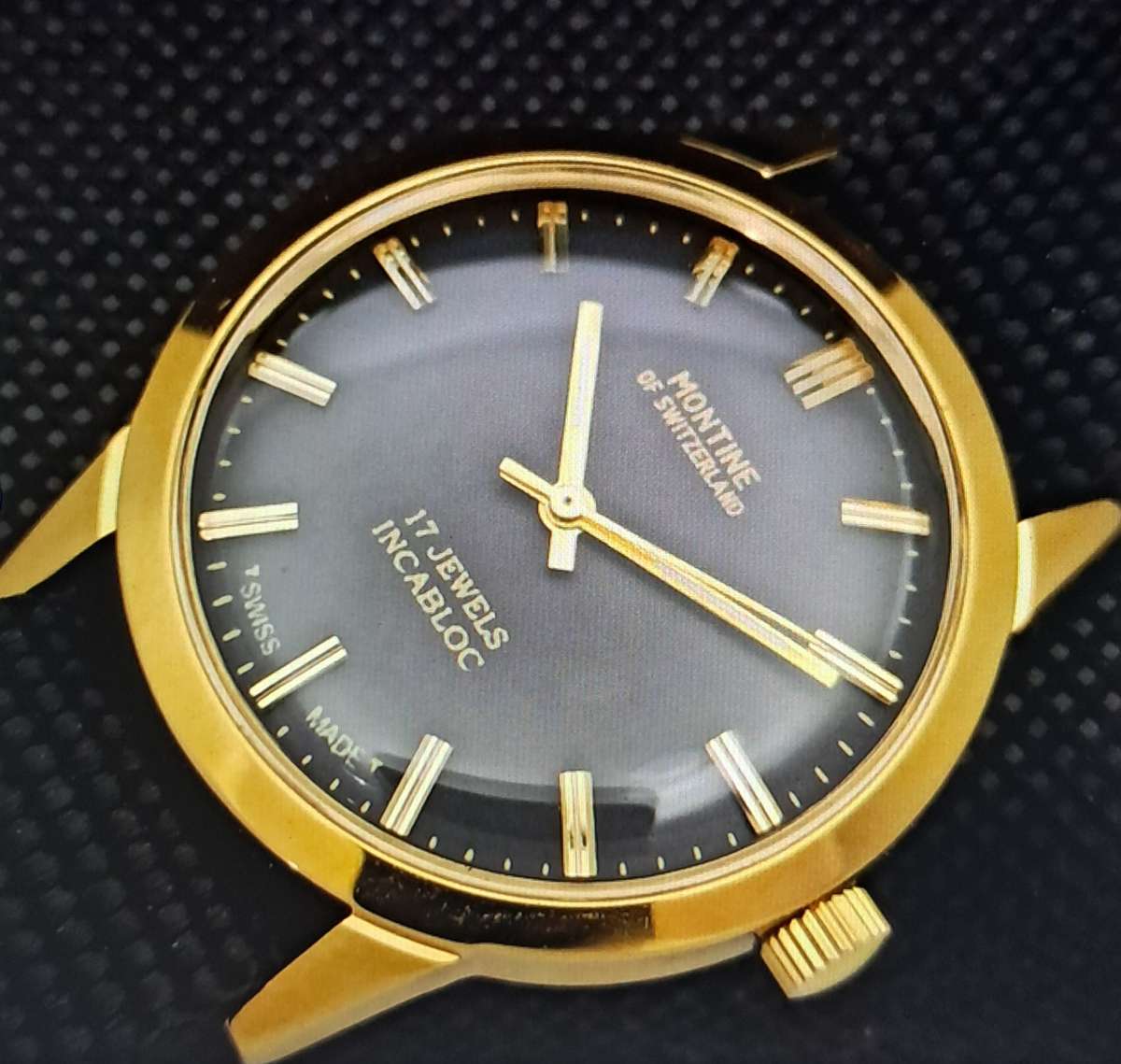 Gold plated Montine Swiss Incabloc watch