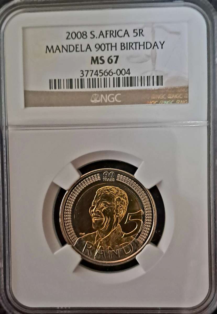 2008 Mandela Birthday coin Ms67