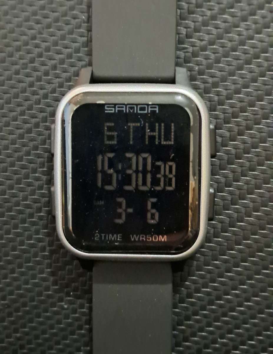 Sanoa Digital Alarm Stopwatch Calender Watch