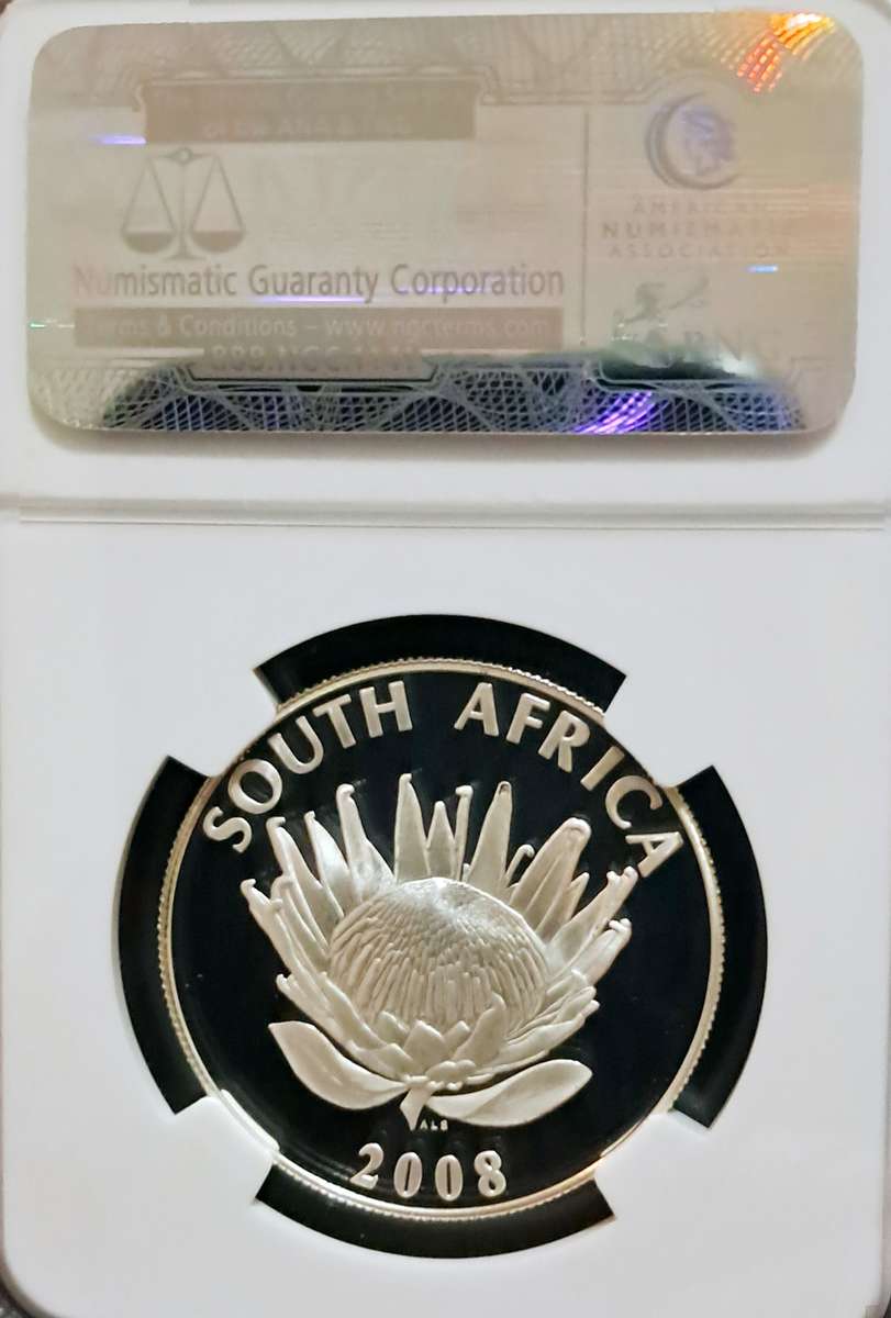 Flawless PF 70 Silver Mahatma Gandhi`One Rand