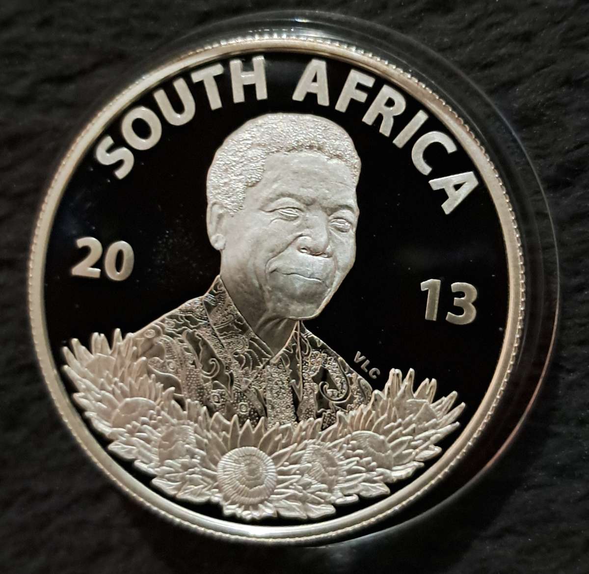 2013 Silver Proof R1 - Nelson Mandela - Life of a Legend Series