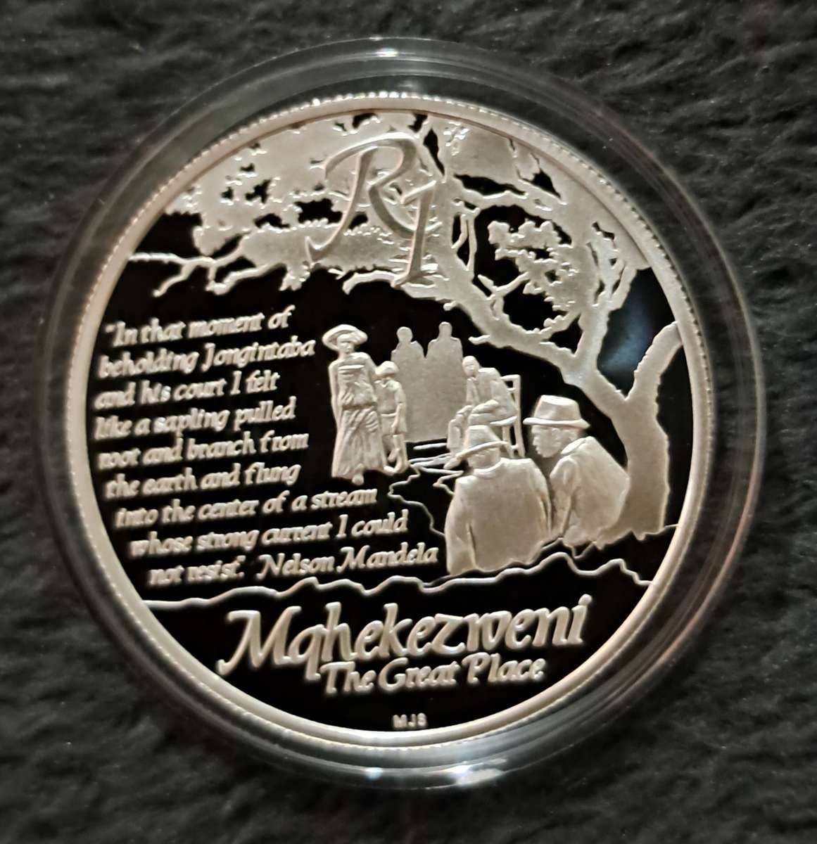 2013 Silver Proof R1 - Nelson Mandela - Life of a Legend Series