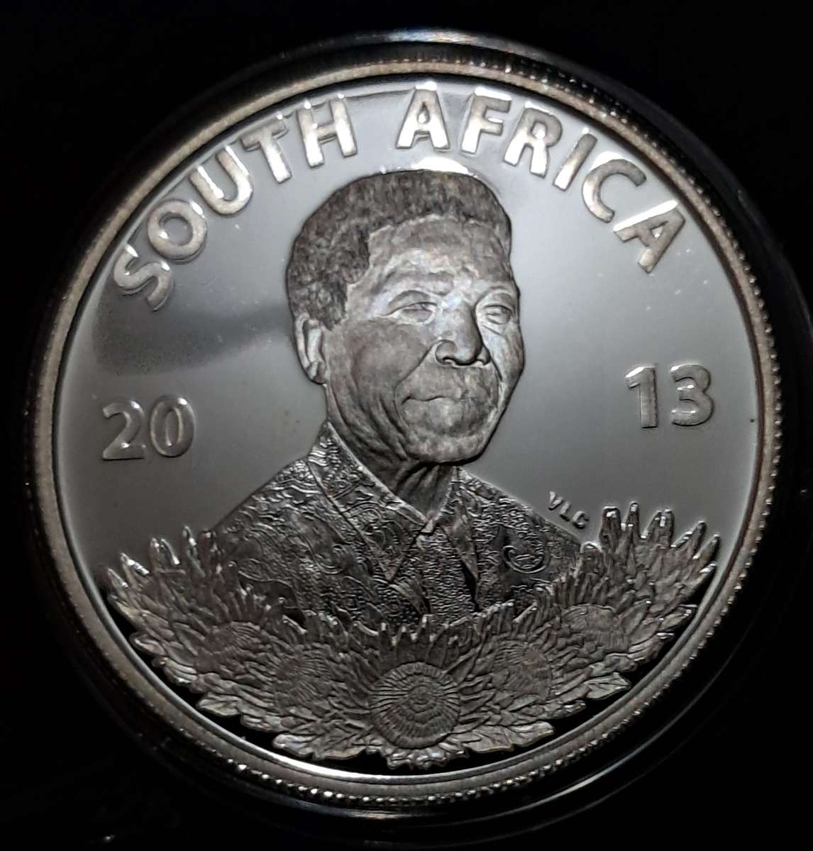 2013 Silver Proof R1 - Nelson Mandela - Life of a Legend Series