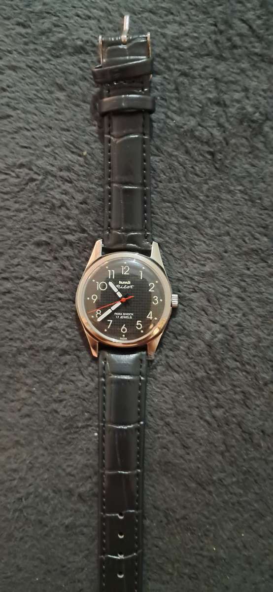 Vintage HMT Pilot 17 Jewels Mechanical Watch