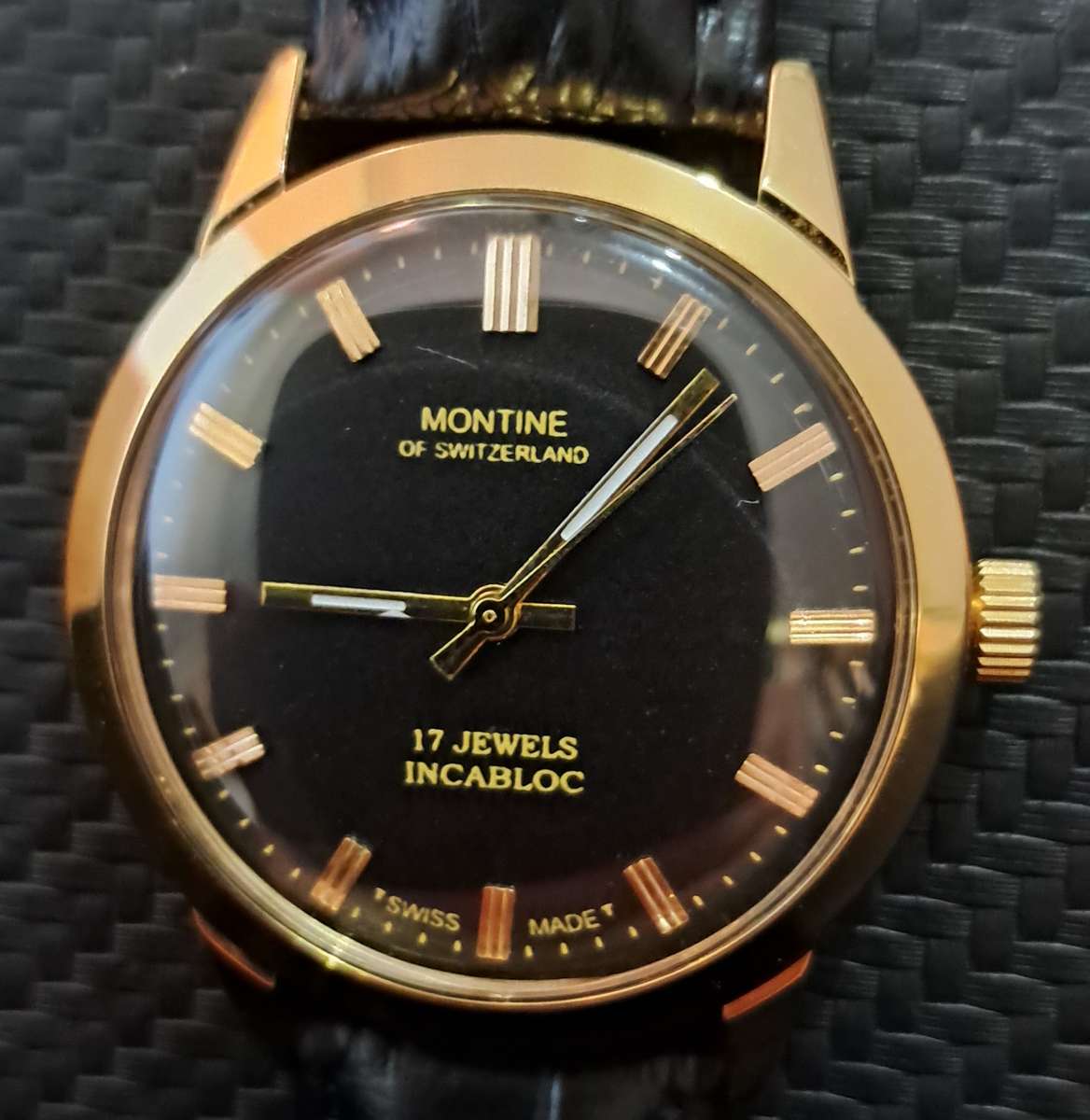 Vintage Montine Swiss Made Mechanical Watch