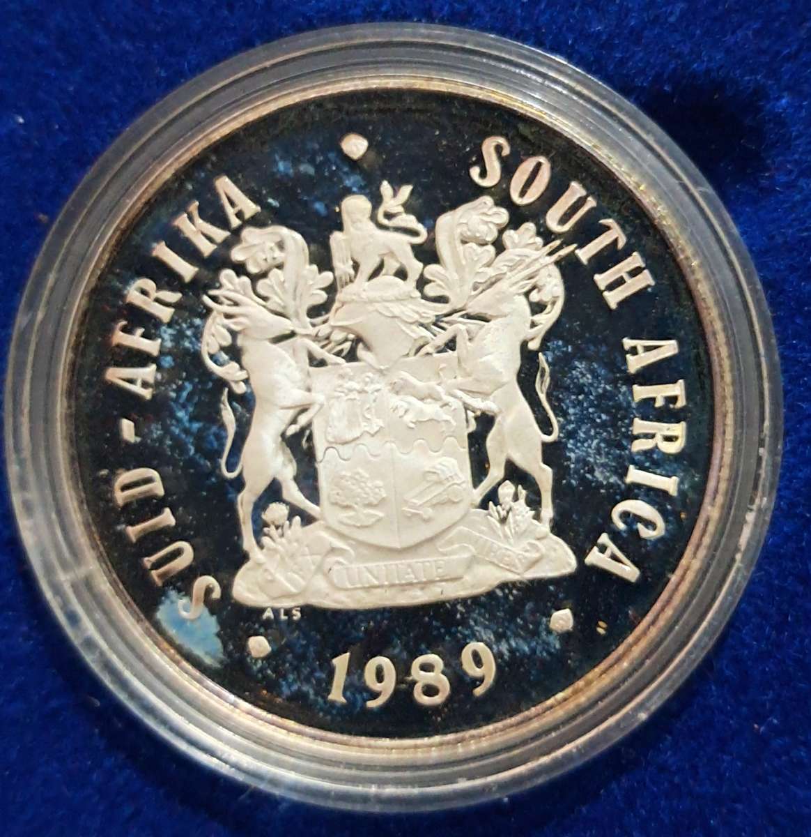 1989 Proof Silver Proof 1 Rand
