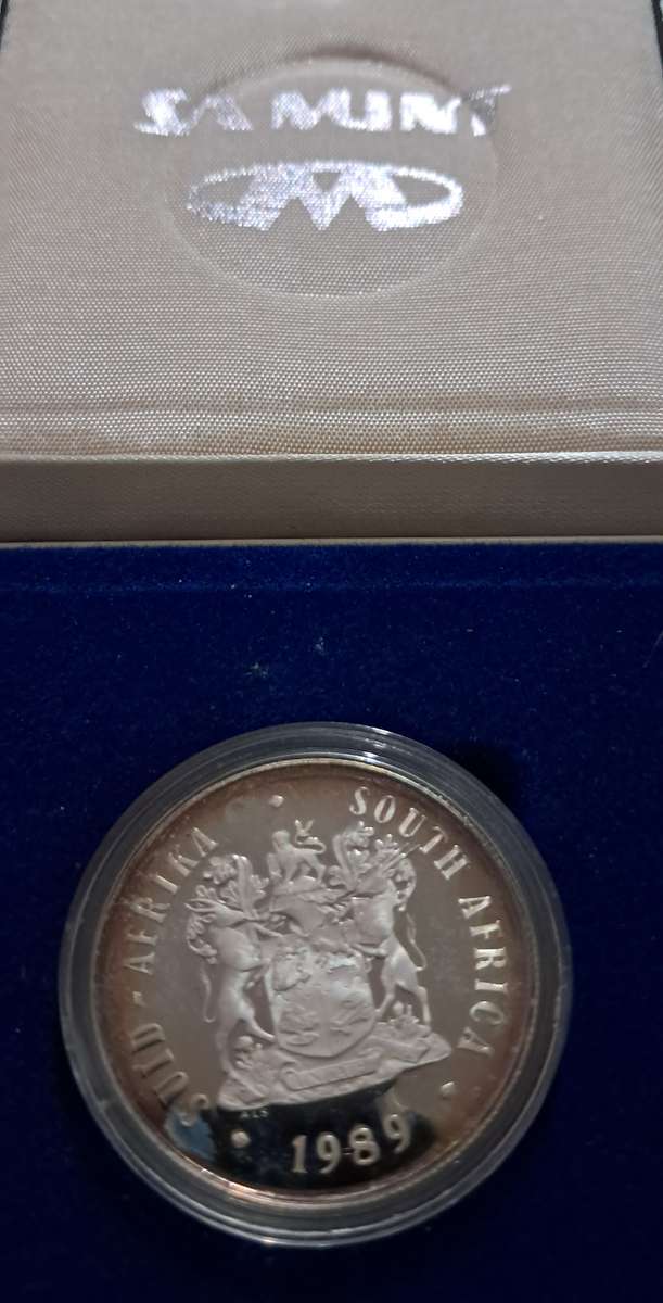 1989 Proof Silver Proof 1 Rand