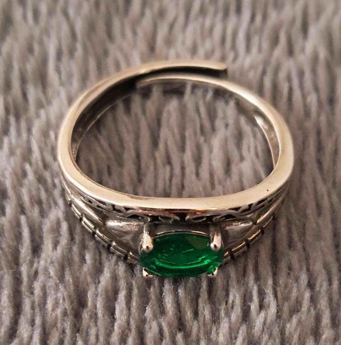 Stunning Sterling Silver Adjustable Ring