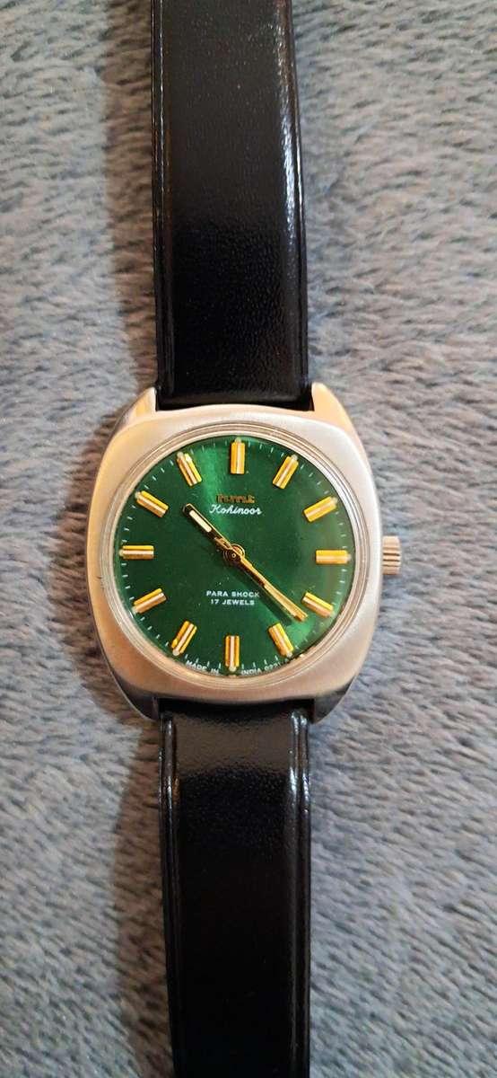 Vintage HMT Kohinoor Para Shock 17 Jewels Mechanical Watch