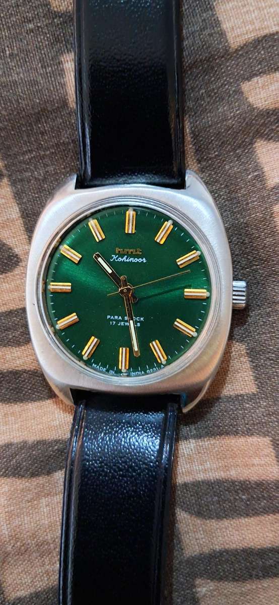 Vintage HMT Kohinoor Para Shock 17 Jewels Mechanical Watch