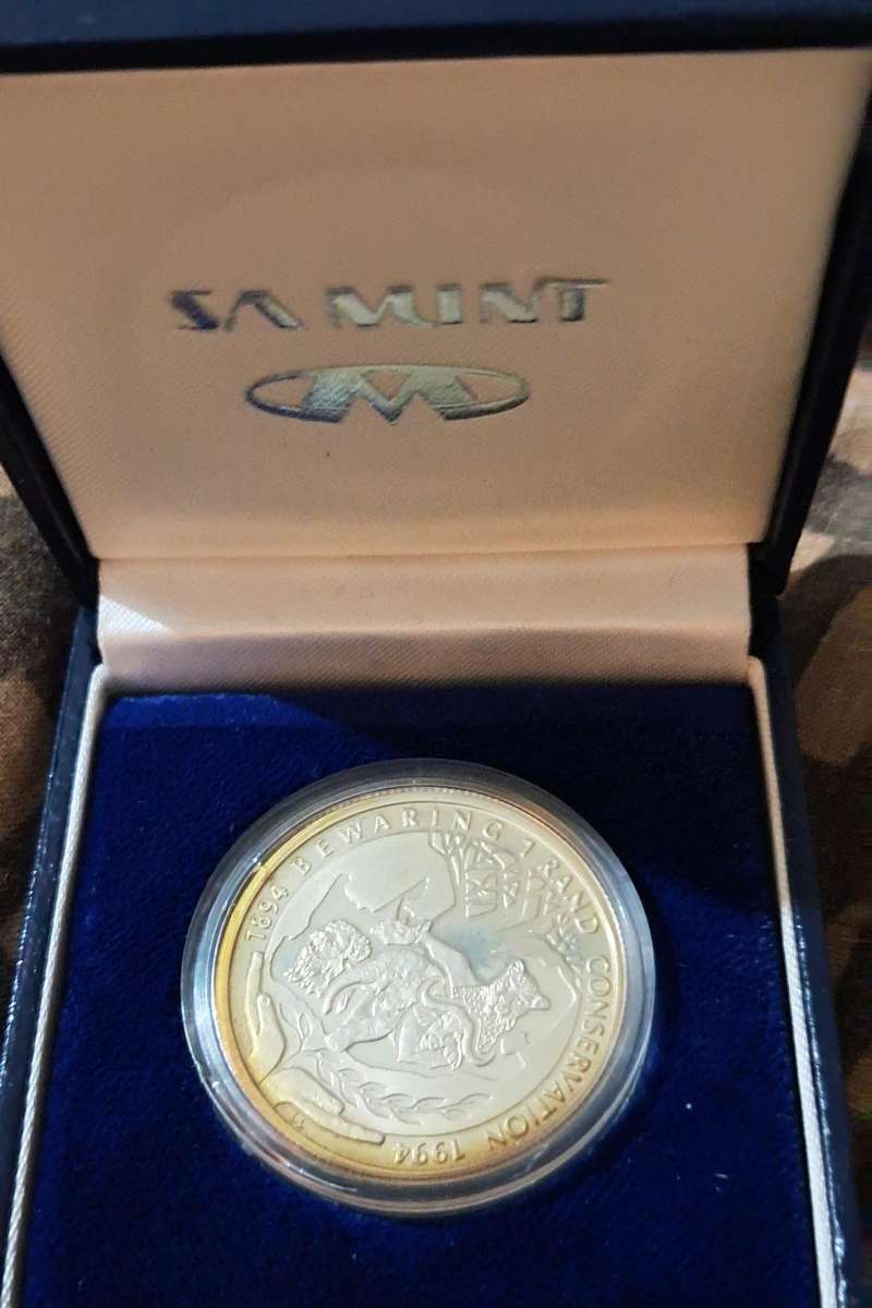 1994 Silver Proof Conservation Protea one Rand